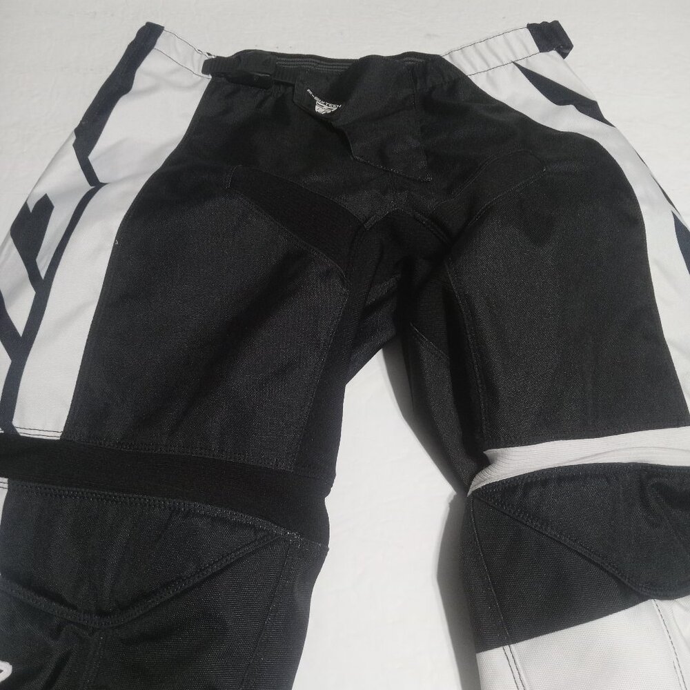 Fly Racing Men's F-16 Moto Racing Pants Size 36 Black/White
